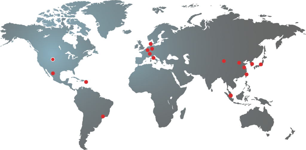 Local offices for consistent and effective support throughout the world.